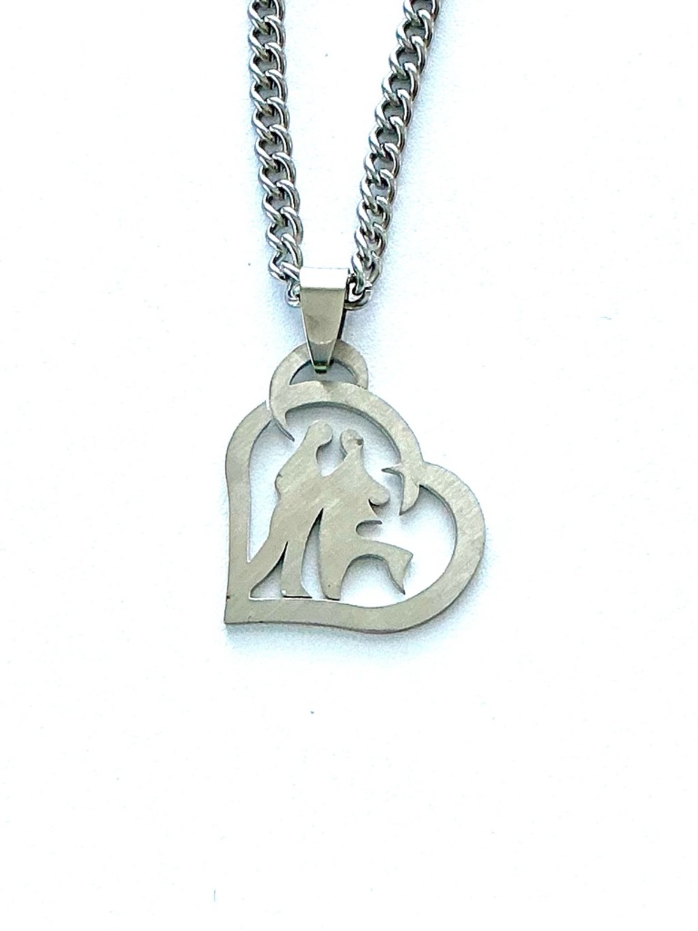 🆕 Man and Woman Pendant Necklace-Stainless Steel